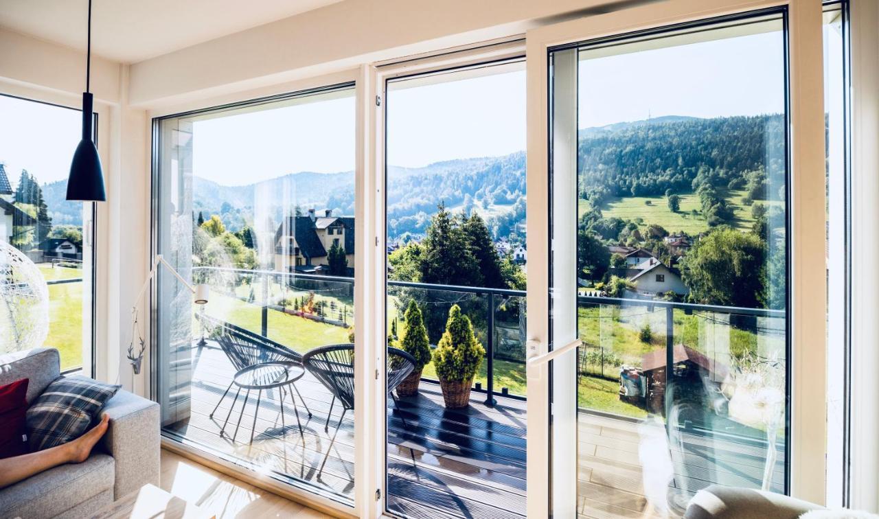 Widokowy Apartament Jodlowa Ski&Bike Щирк Екстер'єр фото