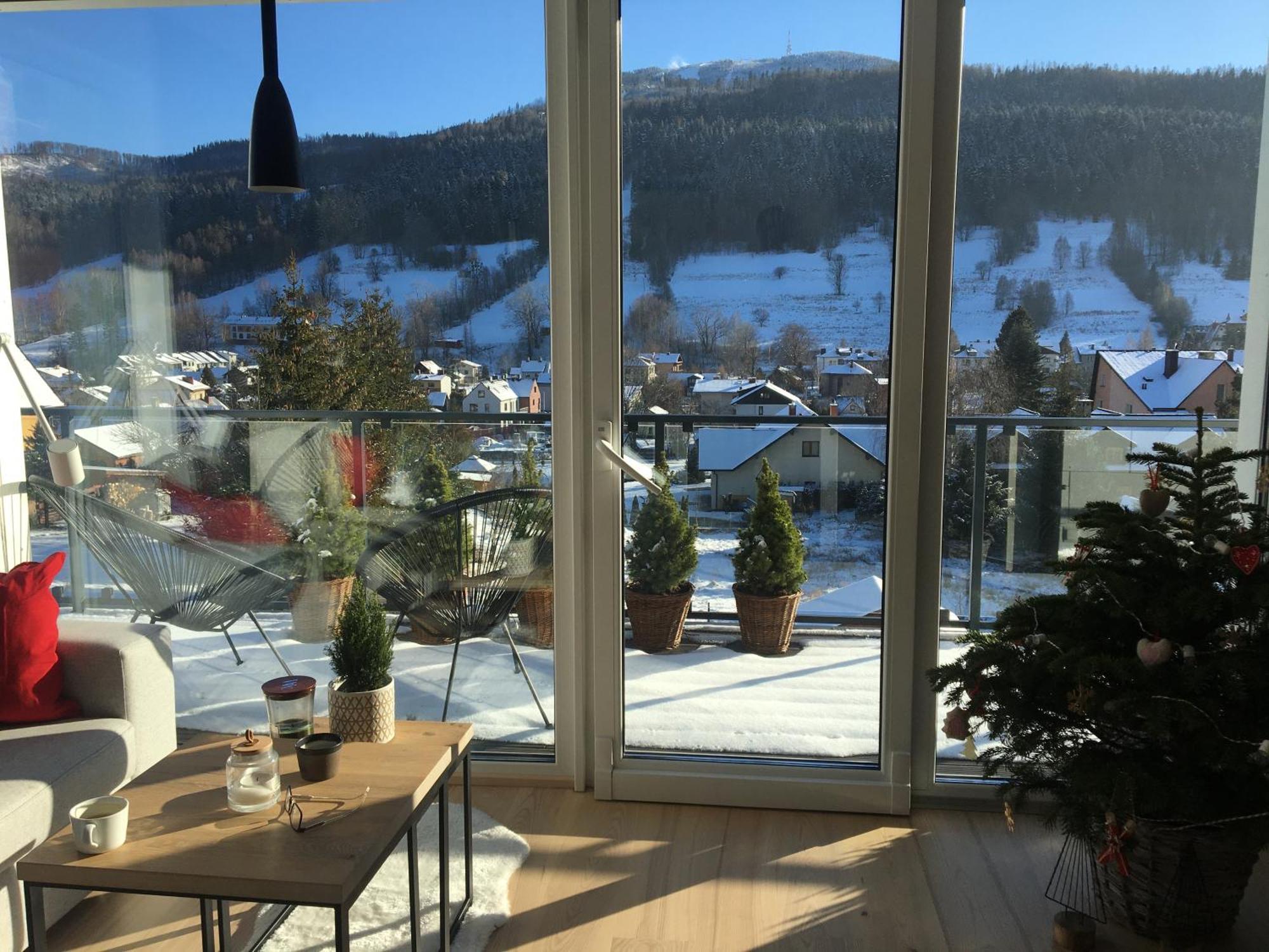 Widokowy Apartament Jodlowa Ski&Bike Щирк Екстер'єр фото